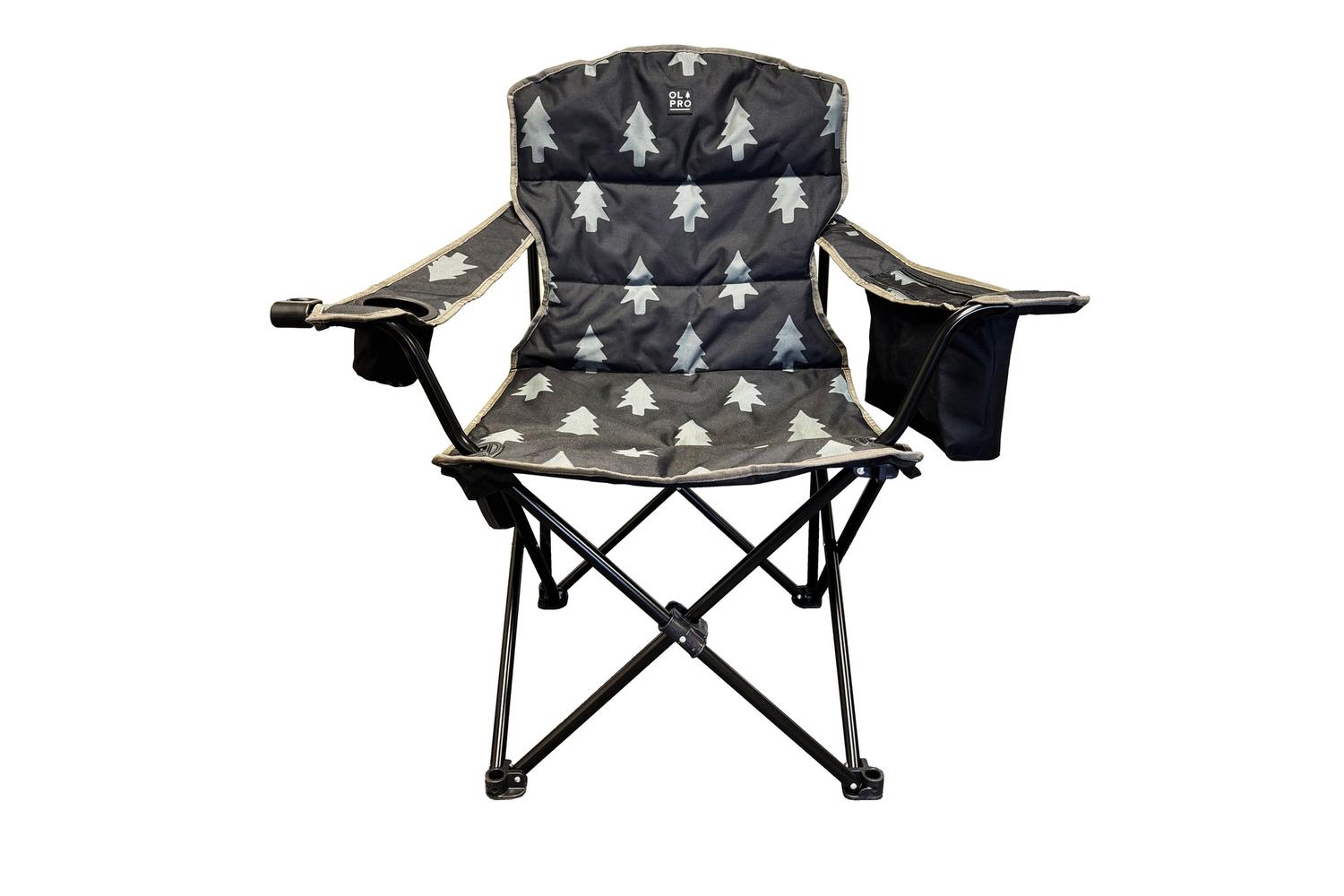 Henwick Patterned Padded Folding Camping Chair | Limited Edition | Steel Frame