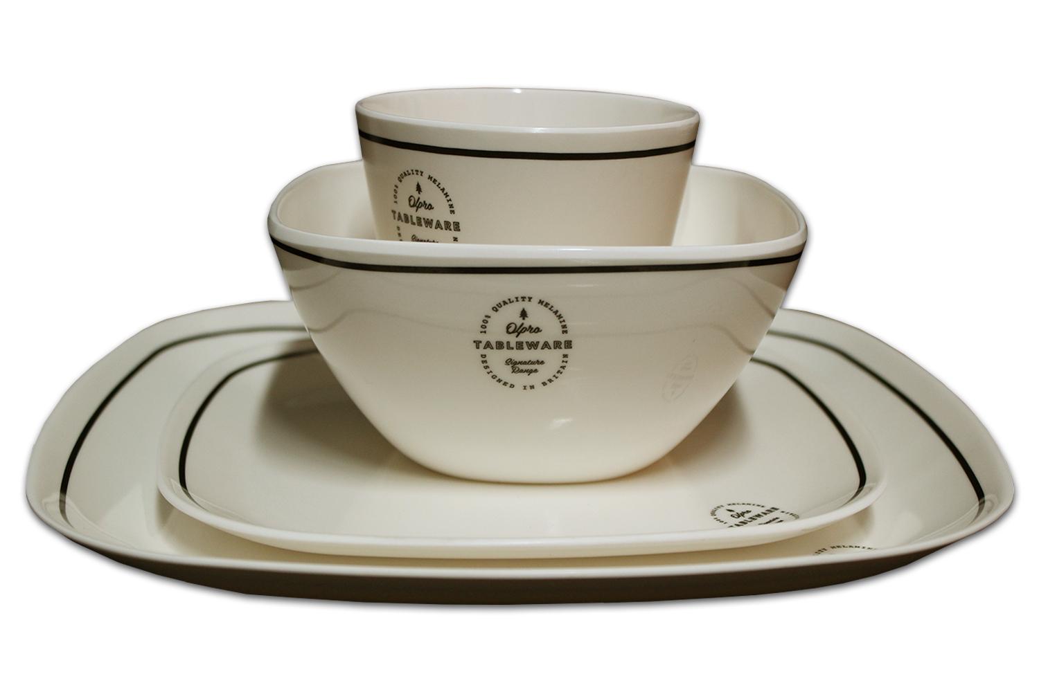 Signature Melamine Set | Camping Tableware | Melamine | Standard Size