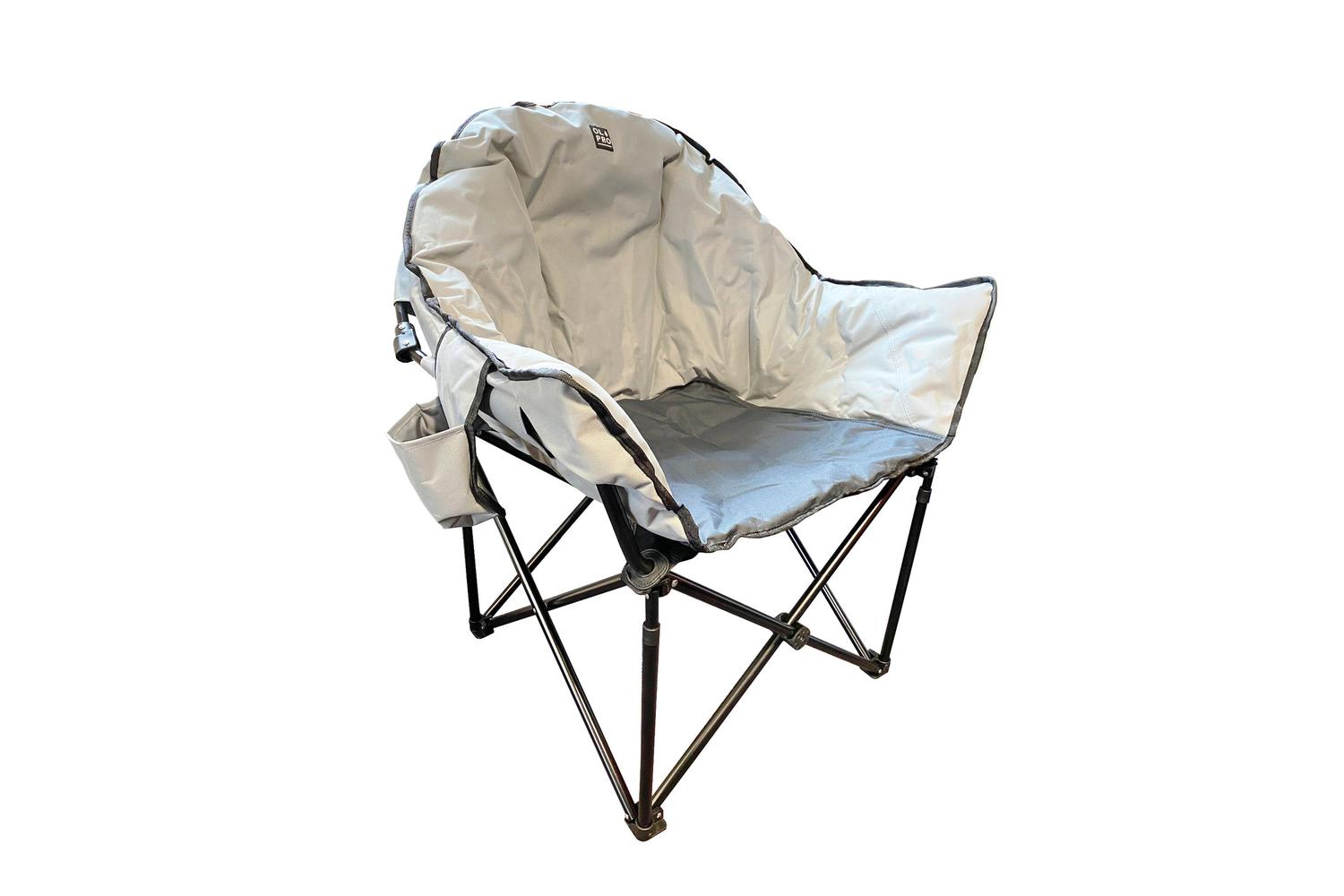 Olympus Xl Camping Chair | Grey Charcoal | Steel Frame