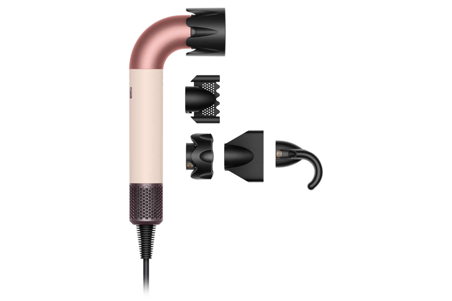 Dyson Supersonic r Straight + Wavy Hair Dryer | Ceramic Pink/Rose Gold | 533510-01