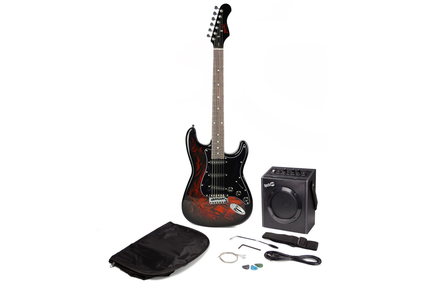 Rockjam 259302 - Jaxville Demon Guitar Package