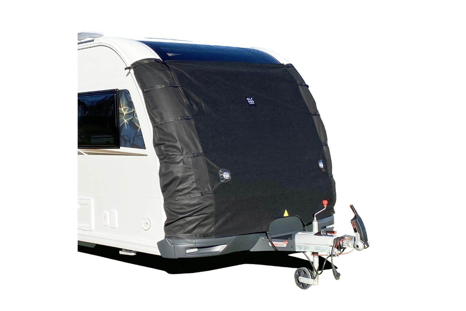 Olpro Caravan Towing Cover | Heavy-duty Polypropylene | Fits 7ft 6in - 8ft Wide Caravans