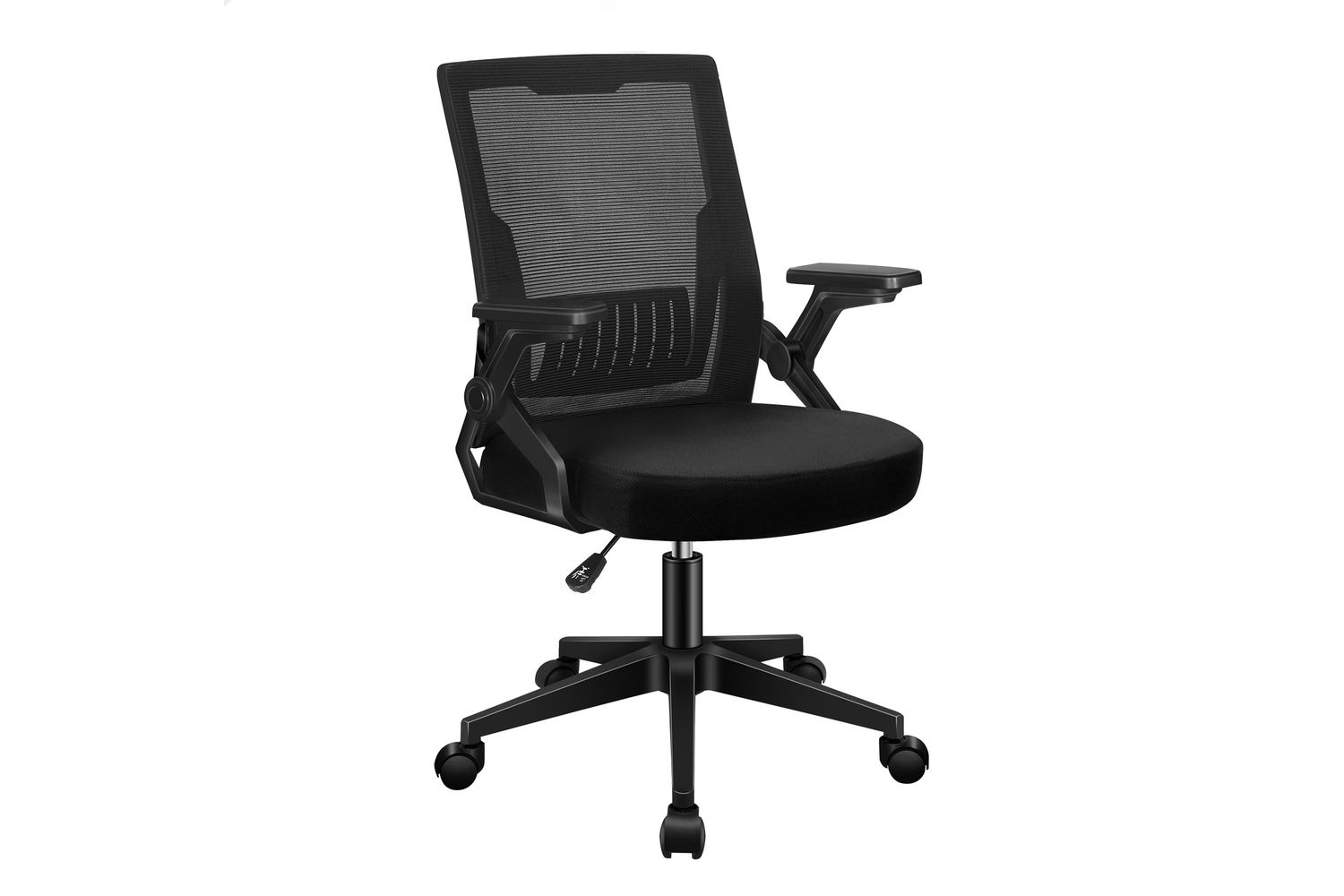 Elfordson Ergonomic Office Chair Mid-back Desk Chairs for Home Office | Black