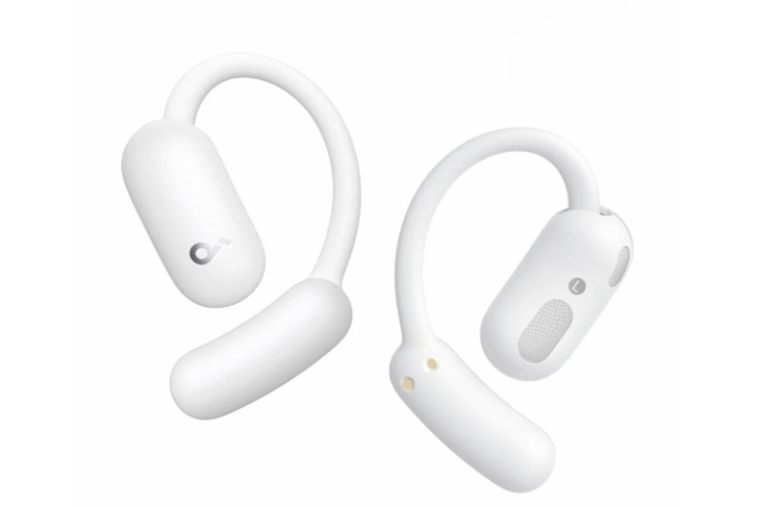 Soundcore AeroFit 2 Adjustable Open-Ear Wireless Earbuds | White
