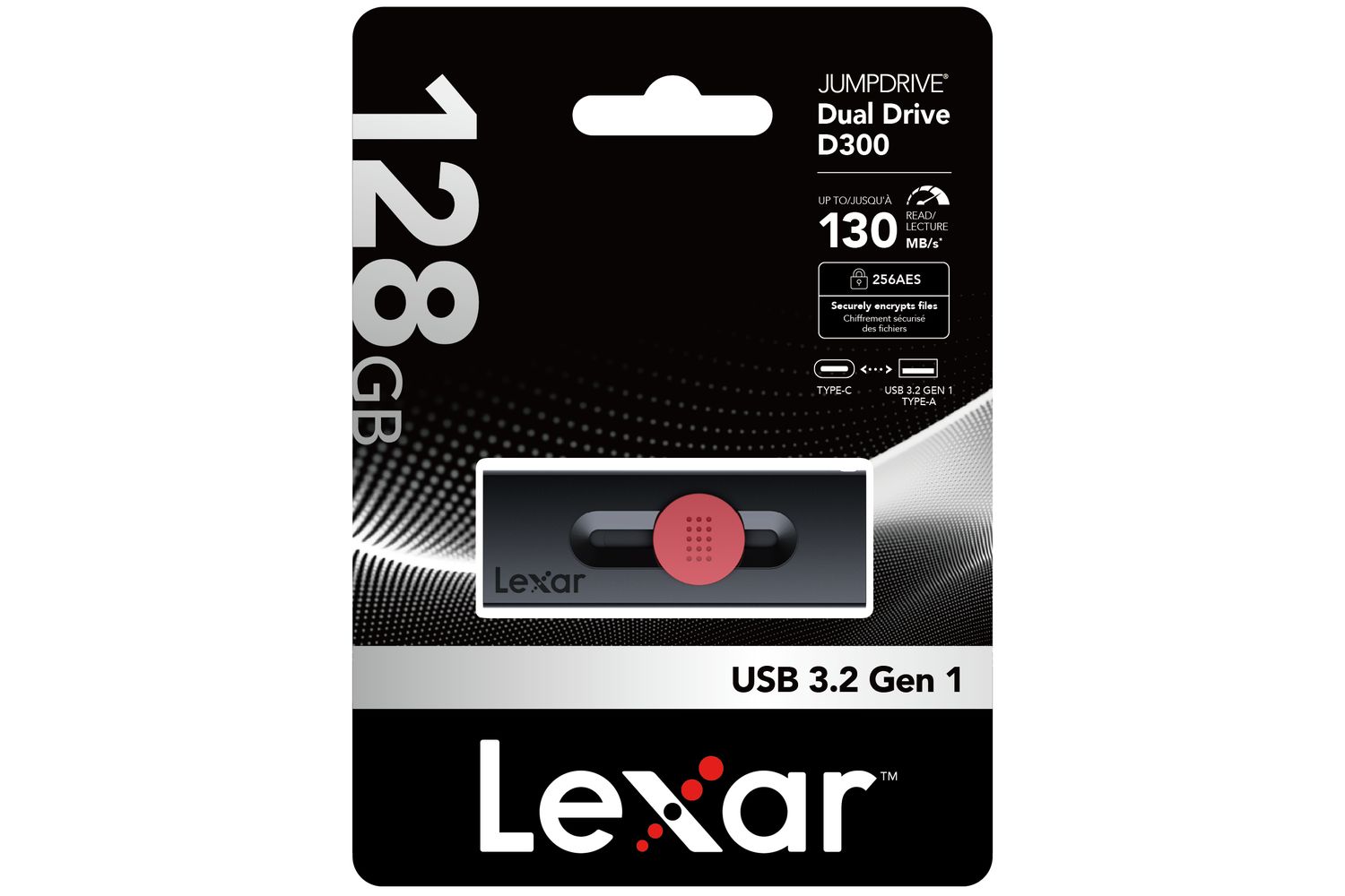 Lexar Dual Type-C And Type-A 3.2 USB Flash Drive | 128GB