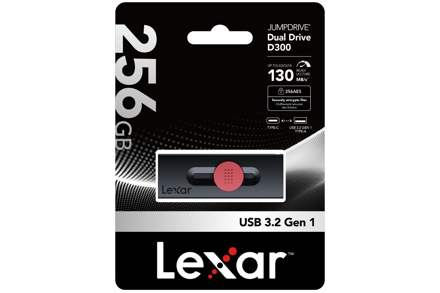 Lexar Dual Type-C And Type-A 3.2 USB Flash Drive | 256GB