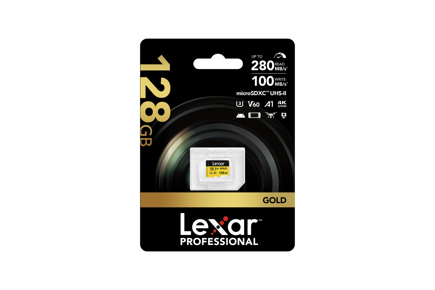 Lexar Gold Microsdxc UHS-II Memory Card | 128GB