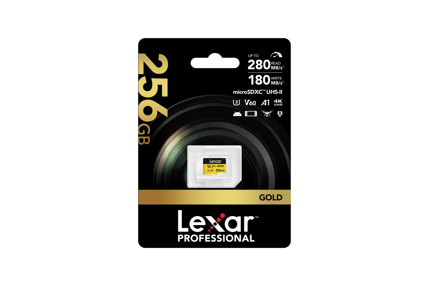 Lexar Gold Microsdxc UHS-II Memory Card | 256GB