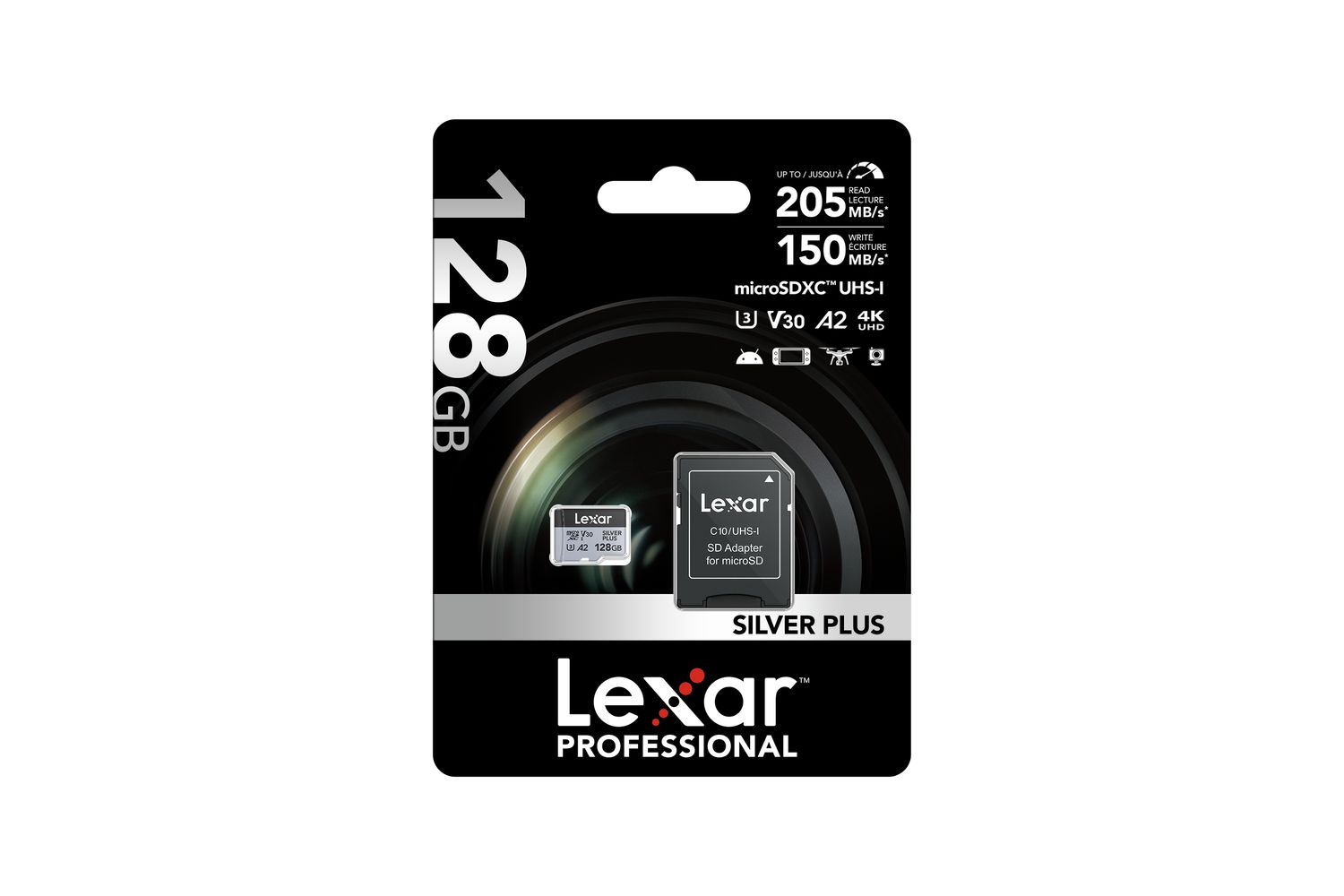 Lexar High-performance Silver Plus Microsdxc UHS-I Memory Card with Adapter | 28GB
