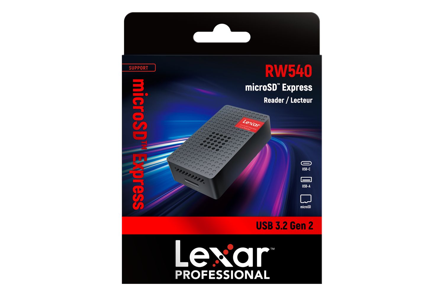 Lexar microSDXC Express Card Reader USB 3.2 Gen 2