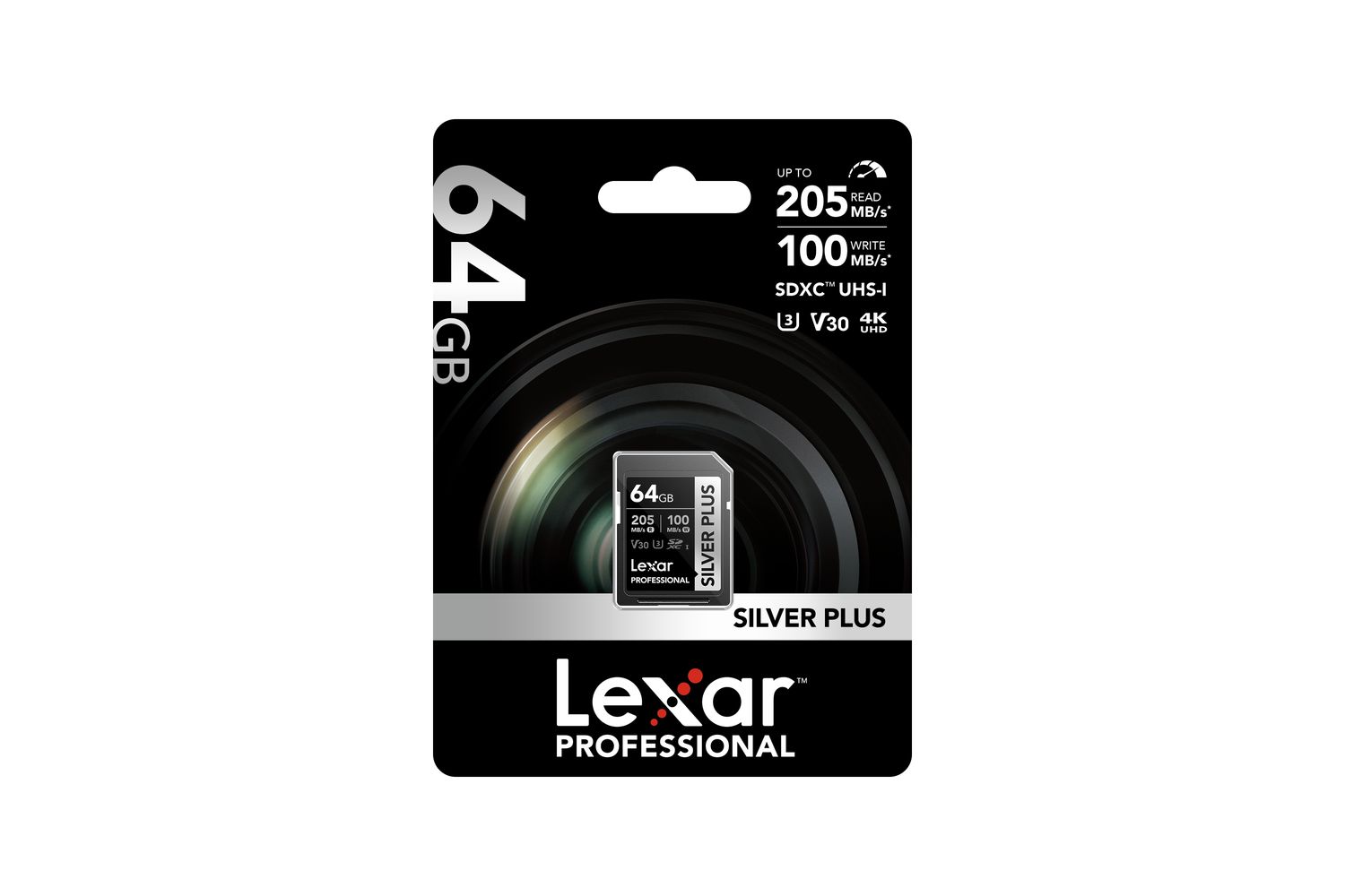 Lexar Professional Silver Plus SDXC UHS-I Memory Cards| 64GB