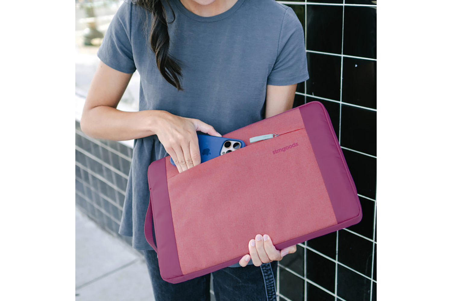 STM Kin Macbook Pro Air 14" Laptop Sleeve | Rose Petal