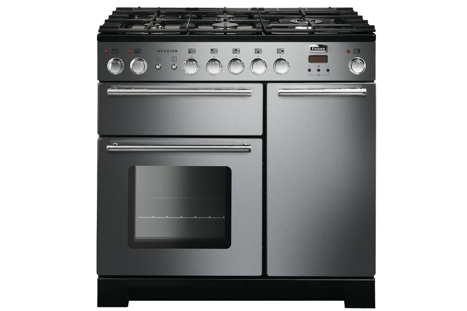 Rangemaster Infusion 90cm Dual Fuel Range Cooker | INF90DFFSS | Stainless Steel