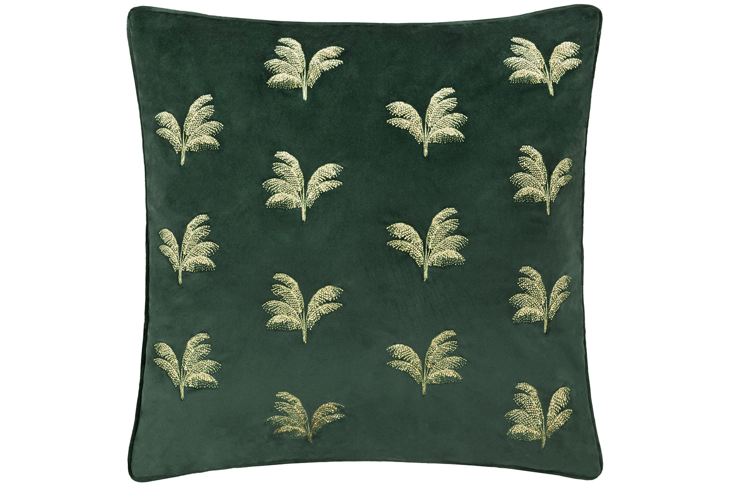 Gilded Palms Cushion | Green | 45 x 45 cm