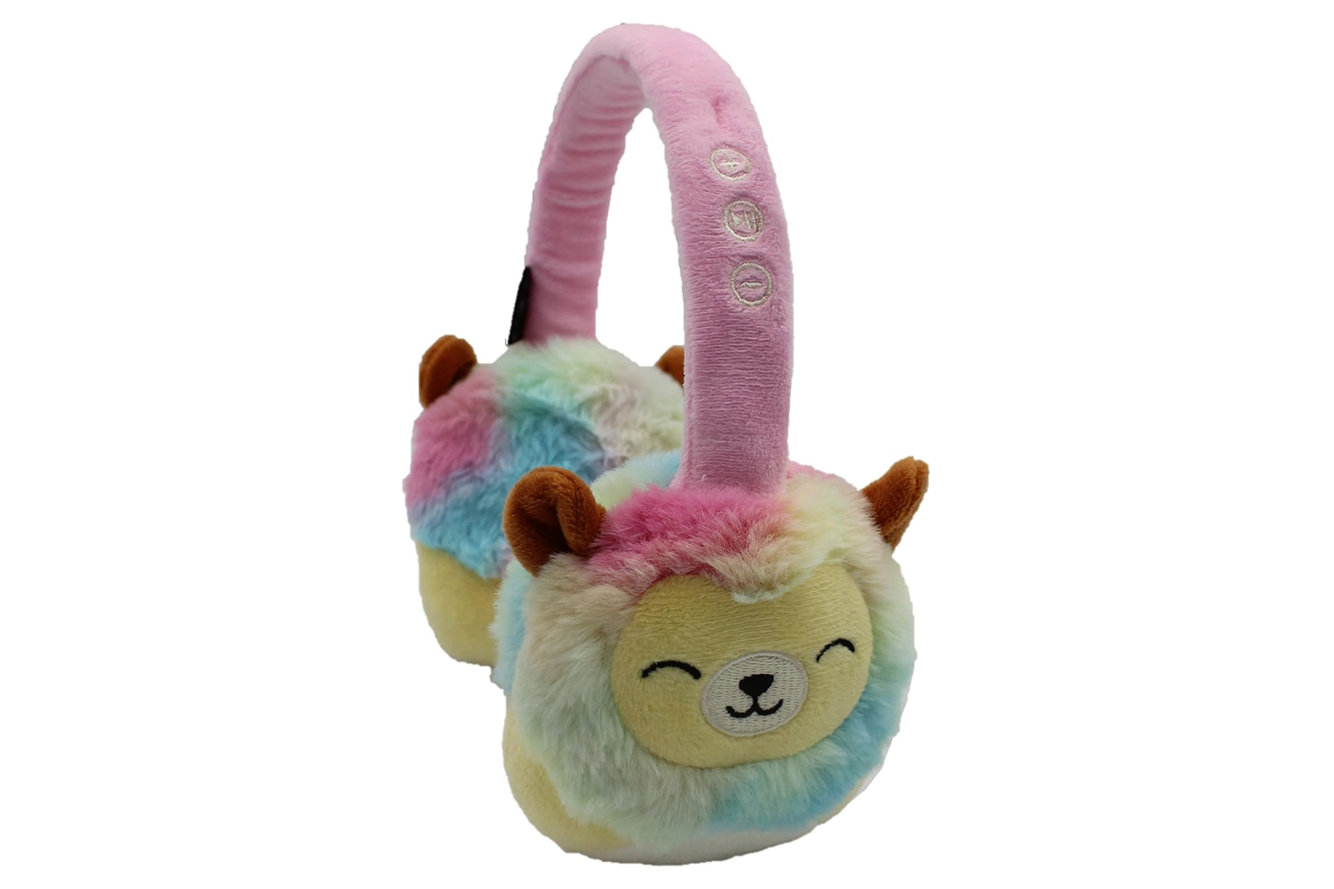Squishmallows Leonard The Lion Plush Bluetooth Wireless On Ear Headphone | Multicolour