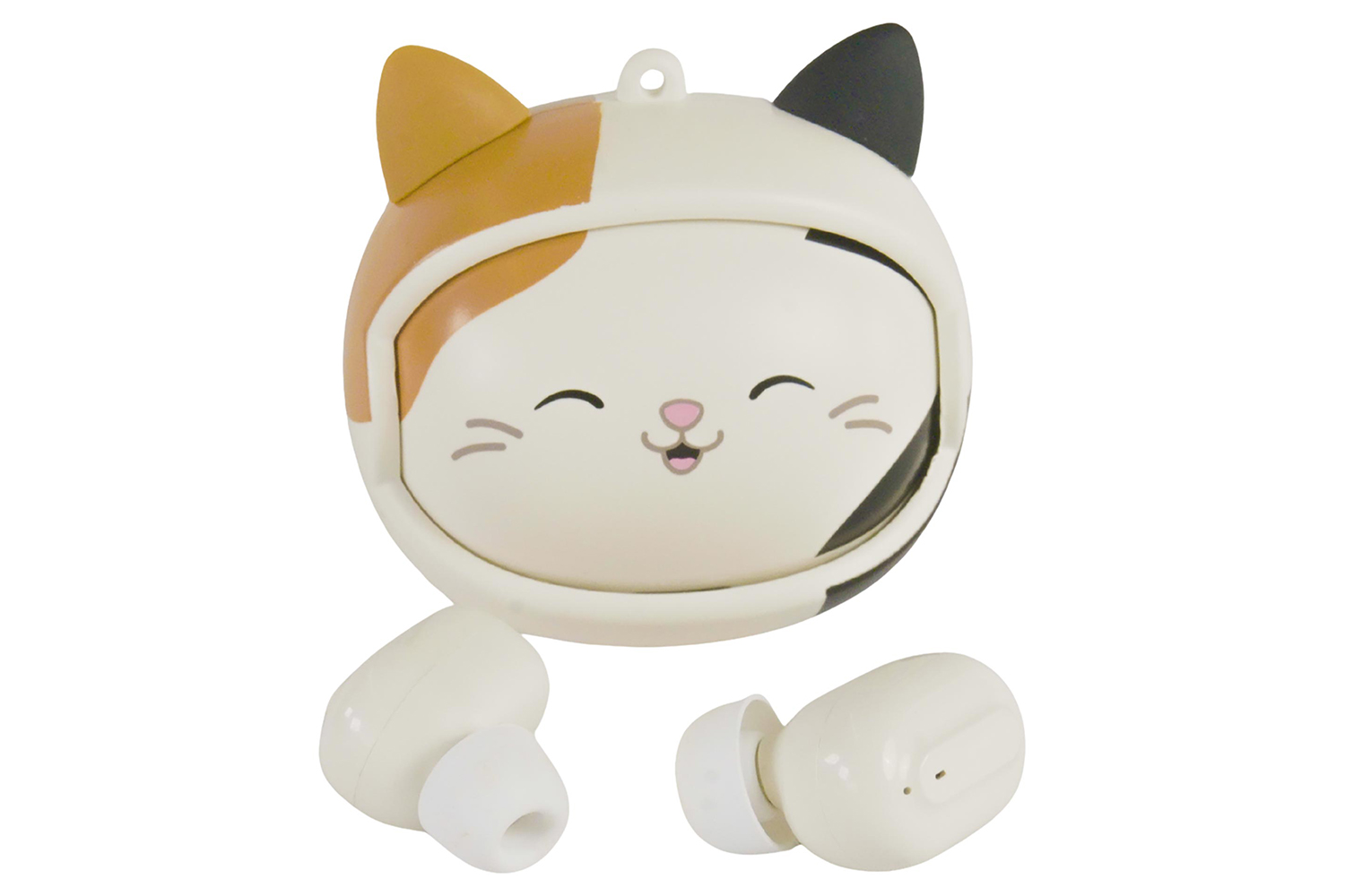 Squishmallows Cam Face Spinning TWS In-Ear Earphones | White