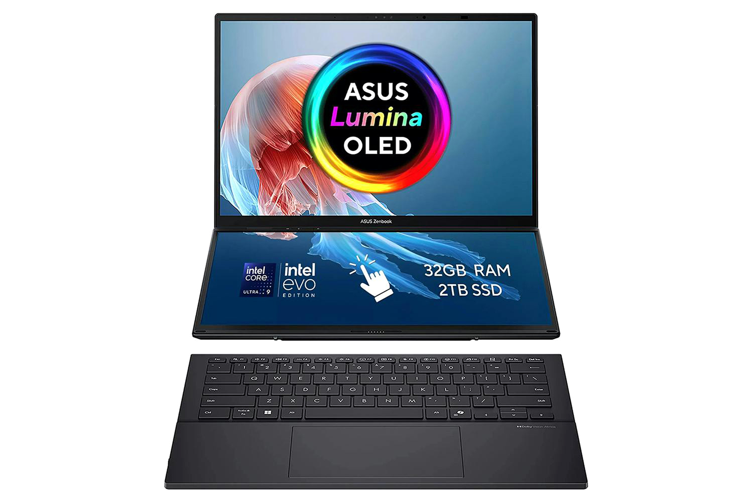 Asus Zenbook DUO UX8406 14" Intel Core Ultra 9 32GB | 2TB | Inkwell Grey