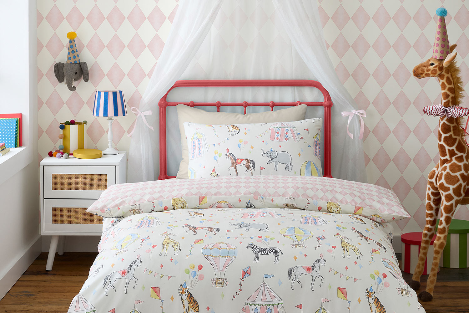 Bedlam | Circus Duvet Cover Set | Multicolour | Double