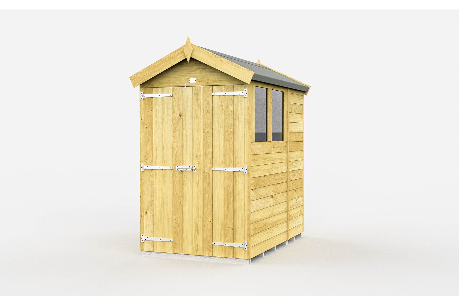 4 X 7 Apex Double Door