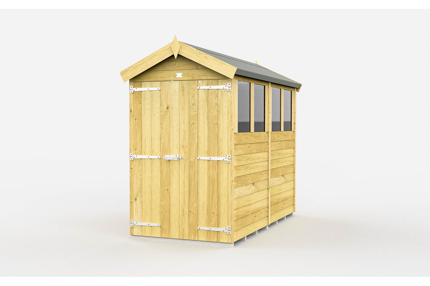 4 X 8 Apex Double Door