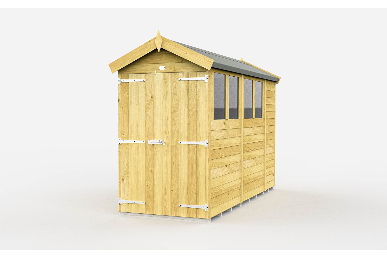 4 X 11 Apex Double Door