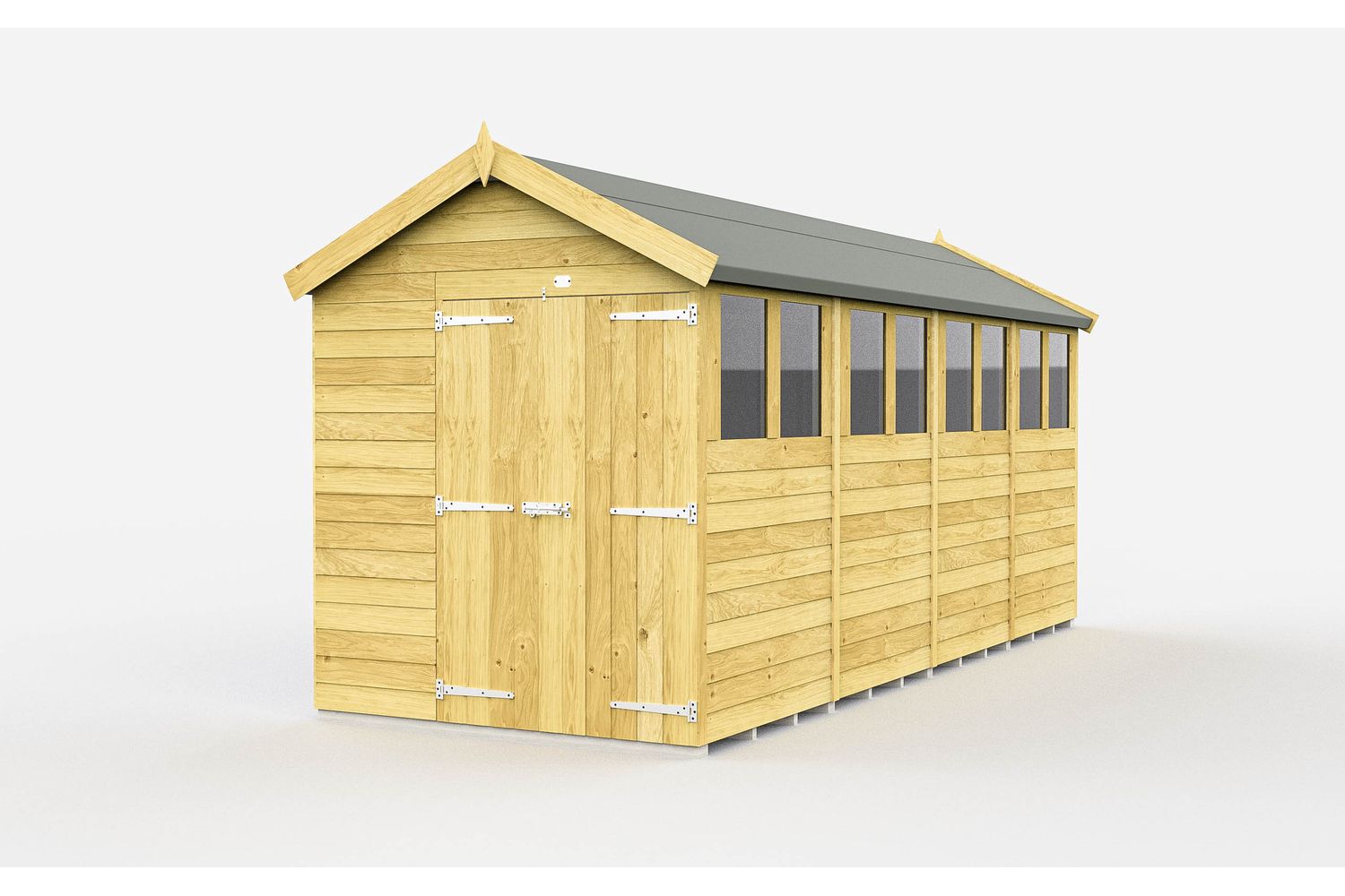 6 X 16 Apex Double Door