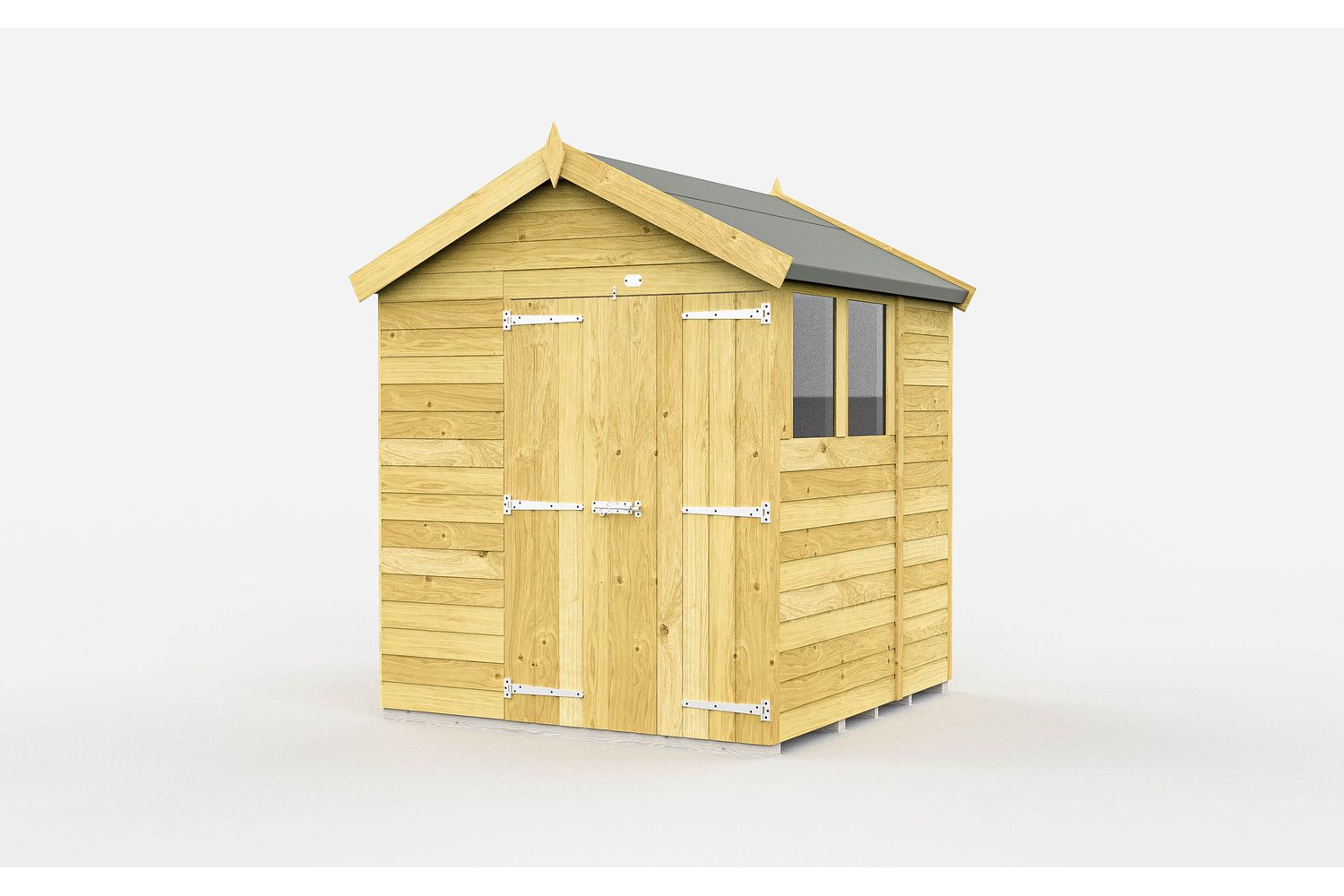 7 X 6 Apex Double Door