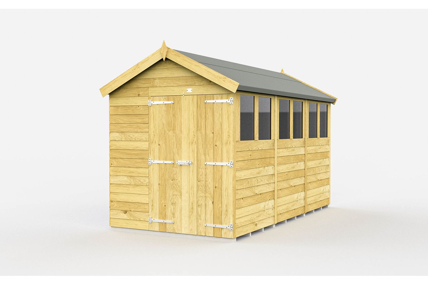 7 X 12 Apex Double Door