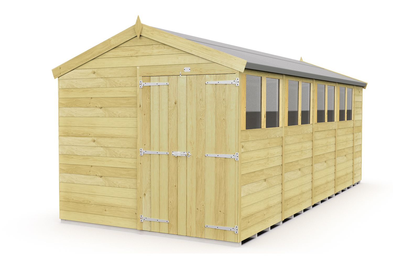 8 X 18 Apex Double Door