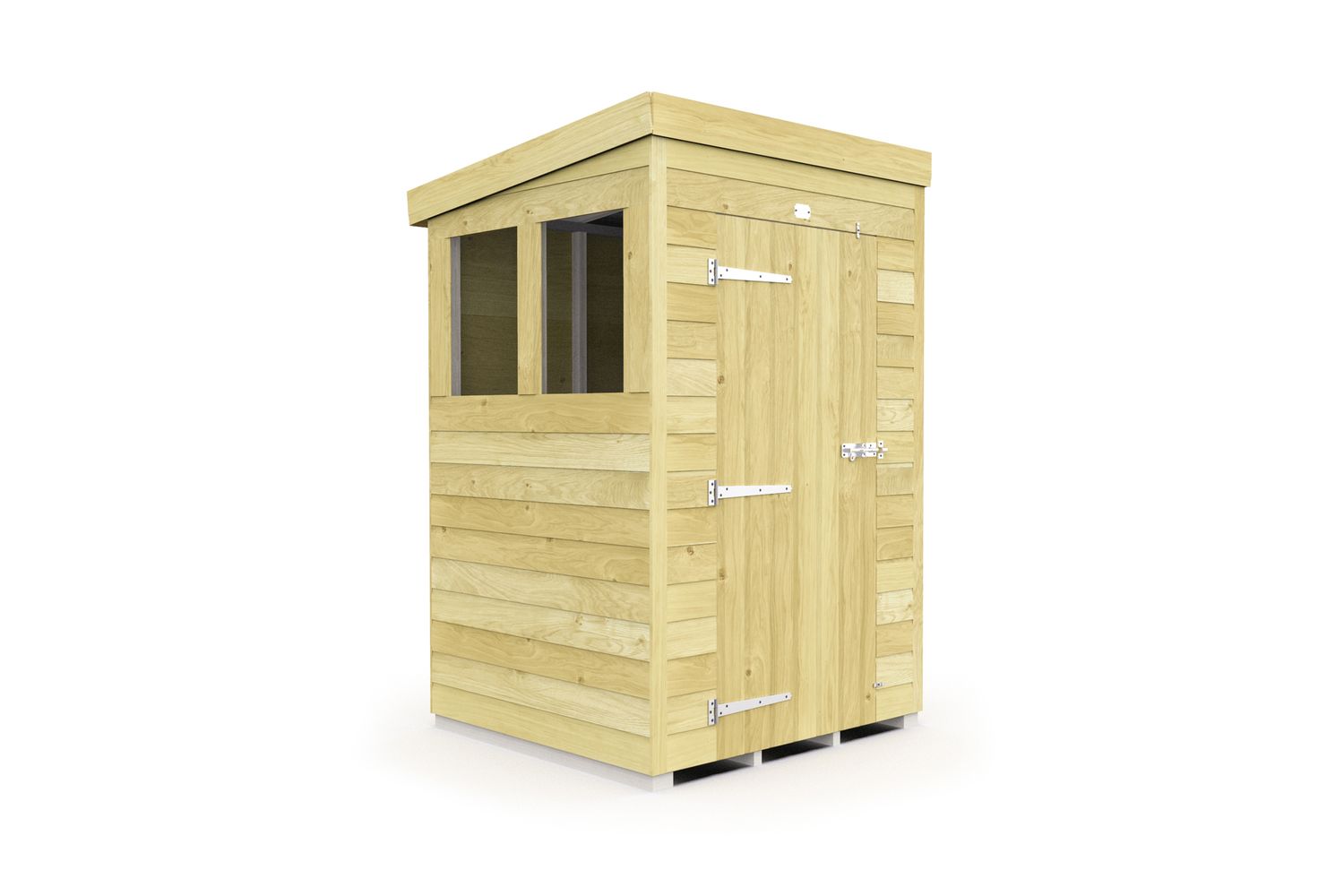 4 X 4 Pent Shed