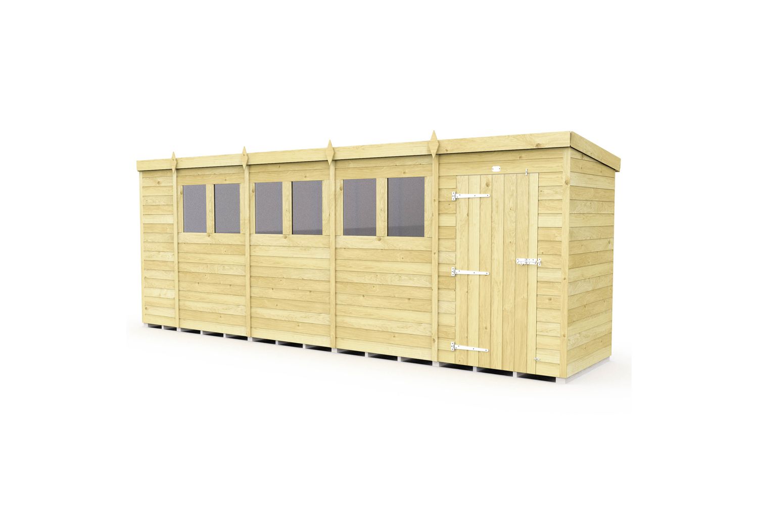19 X 4 Pent Shed