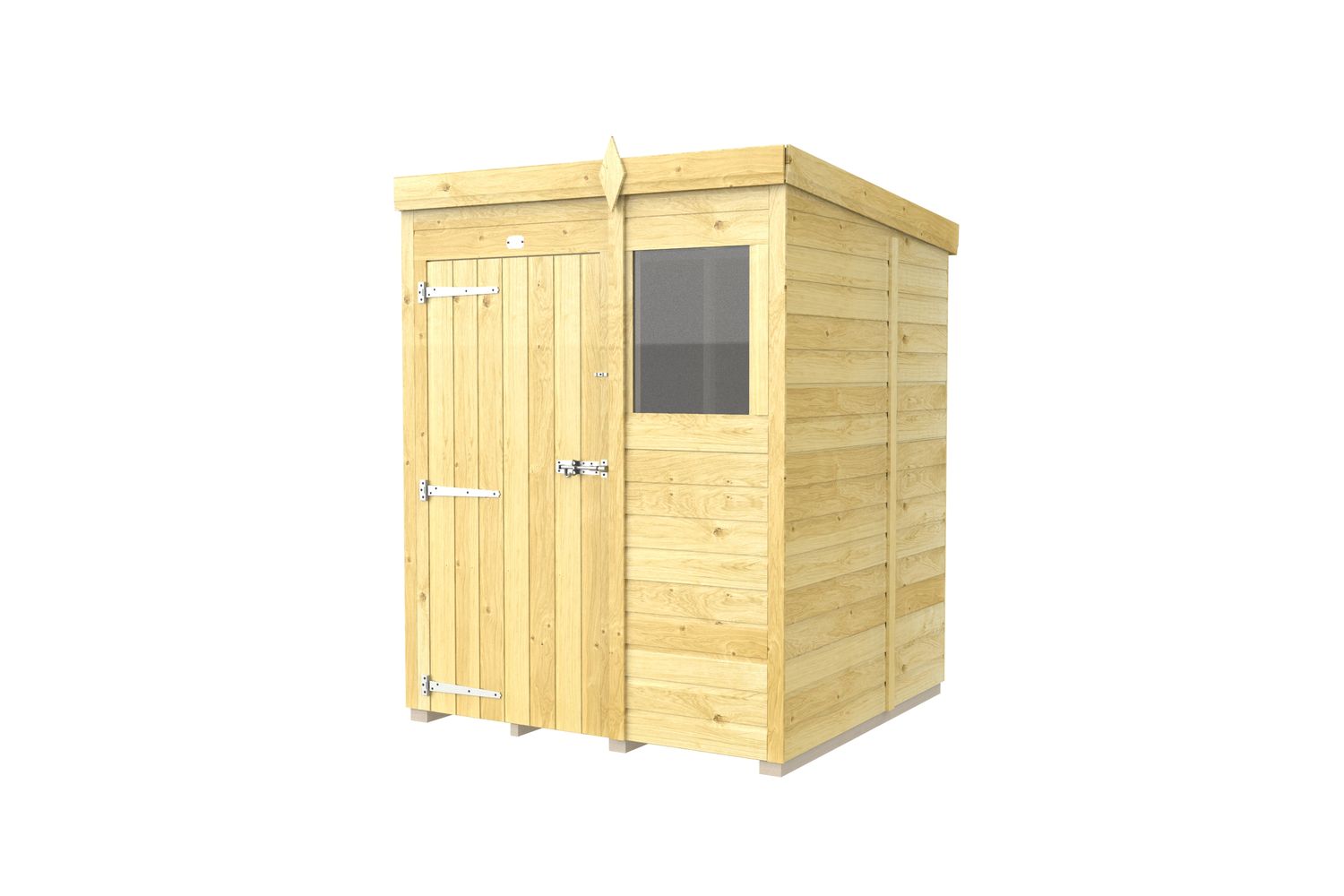 5 X 5 Pent Shed