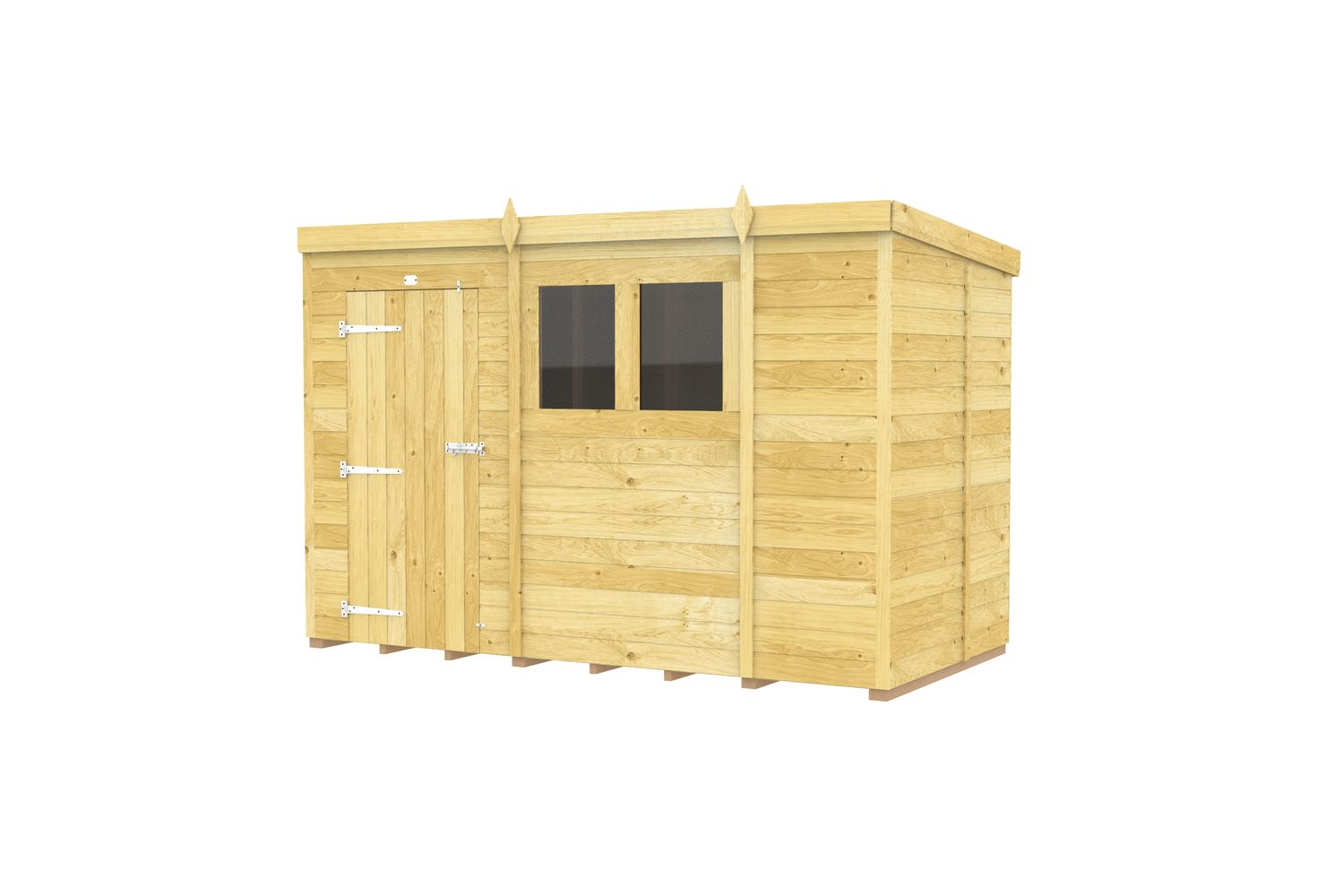 10 X 5 Pent Shed