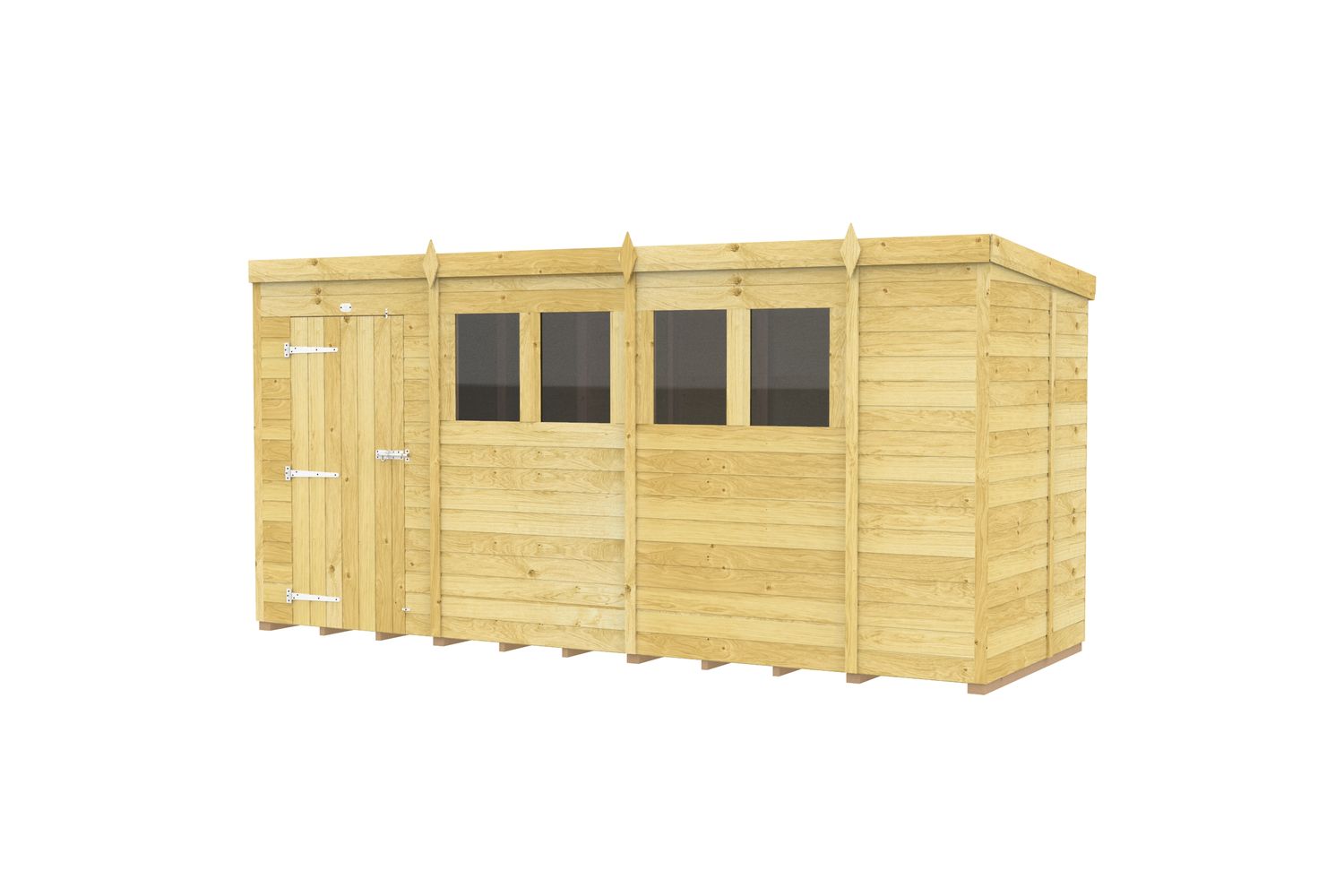 14 X 5 Pent Shed