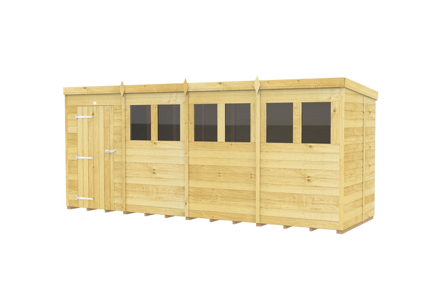 16 X 5 Pent Shed