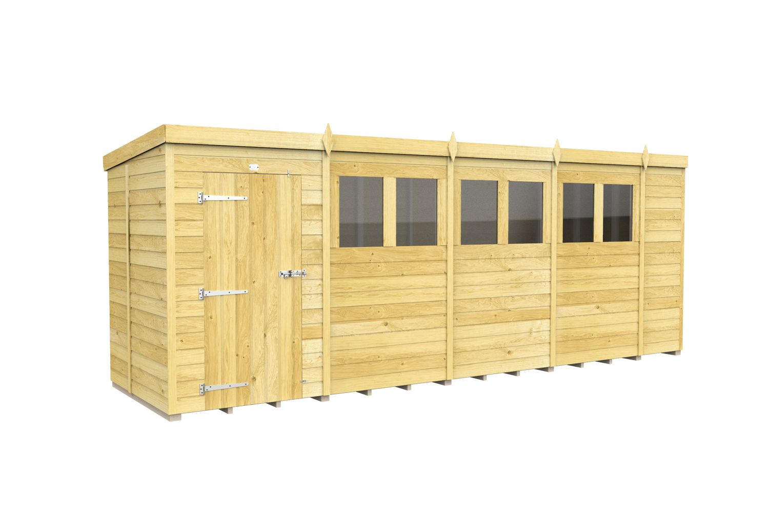 18 X 5 Pent Shed