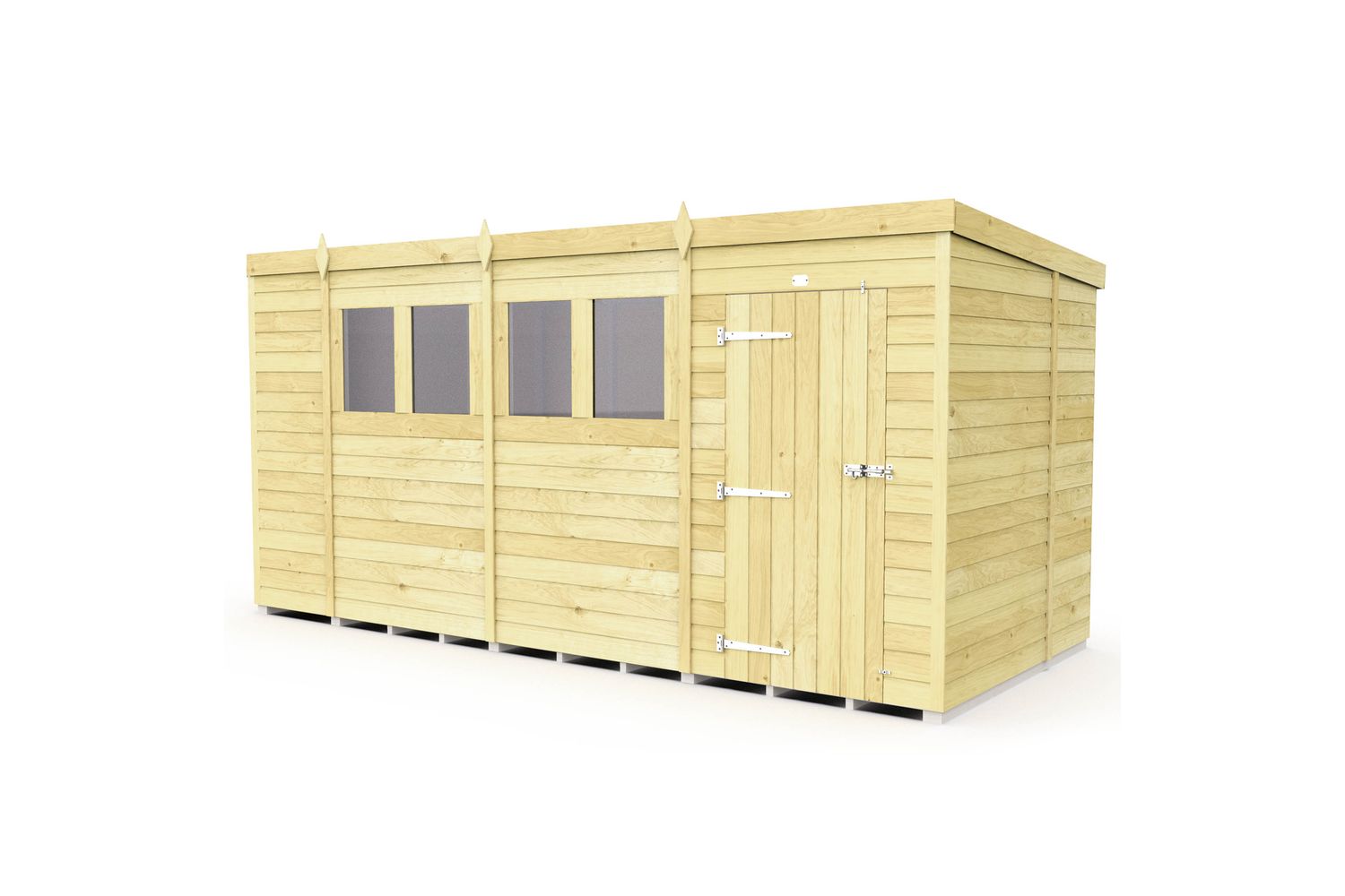 15 X 6 Pent Shed