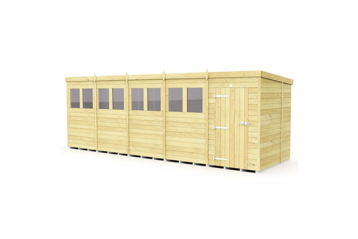 20 X 6 Pent Shed