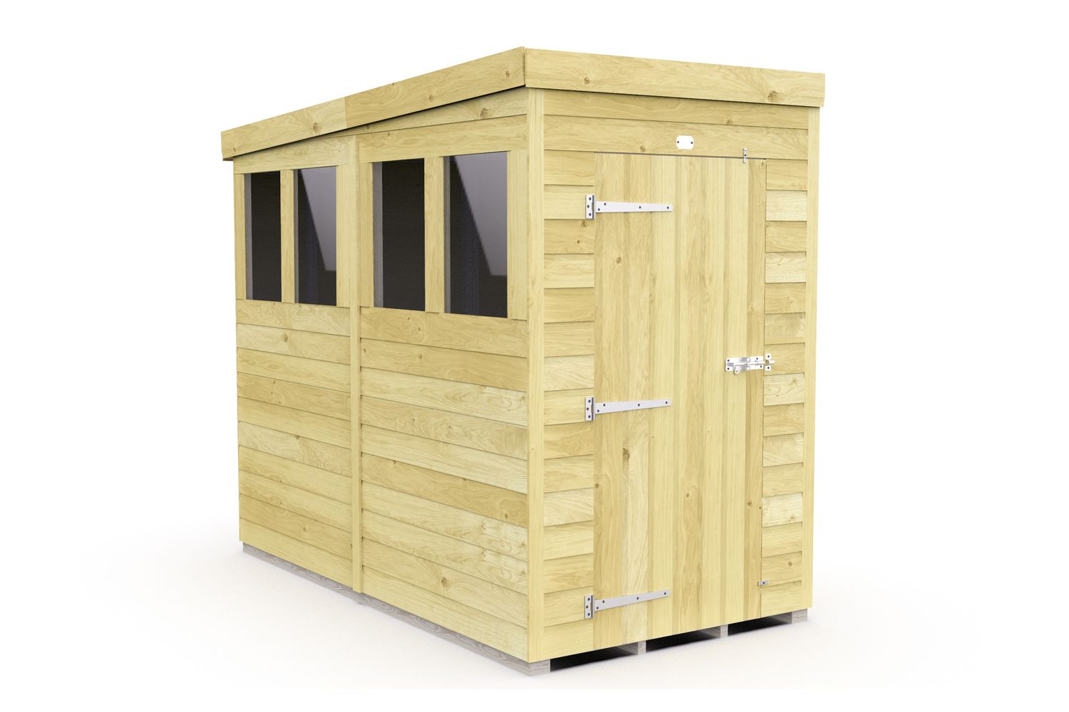 4 X 8 Pent Shed