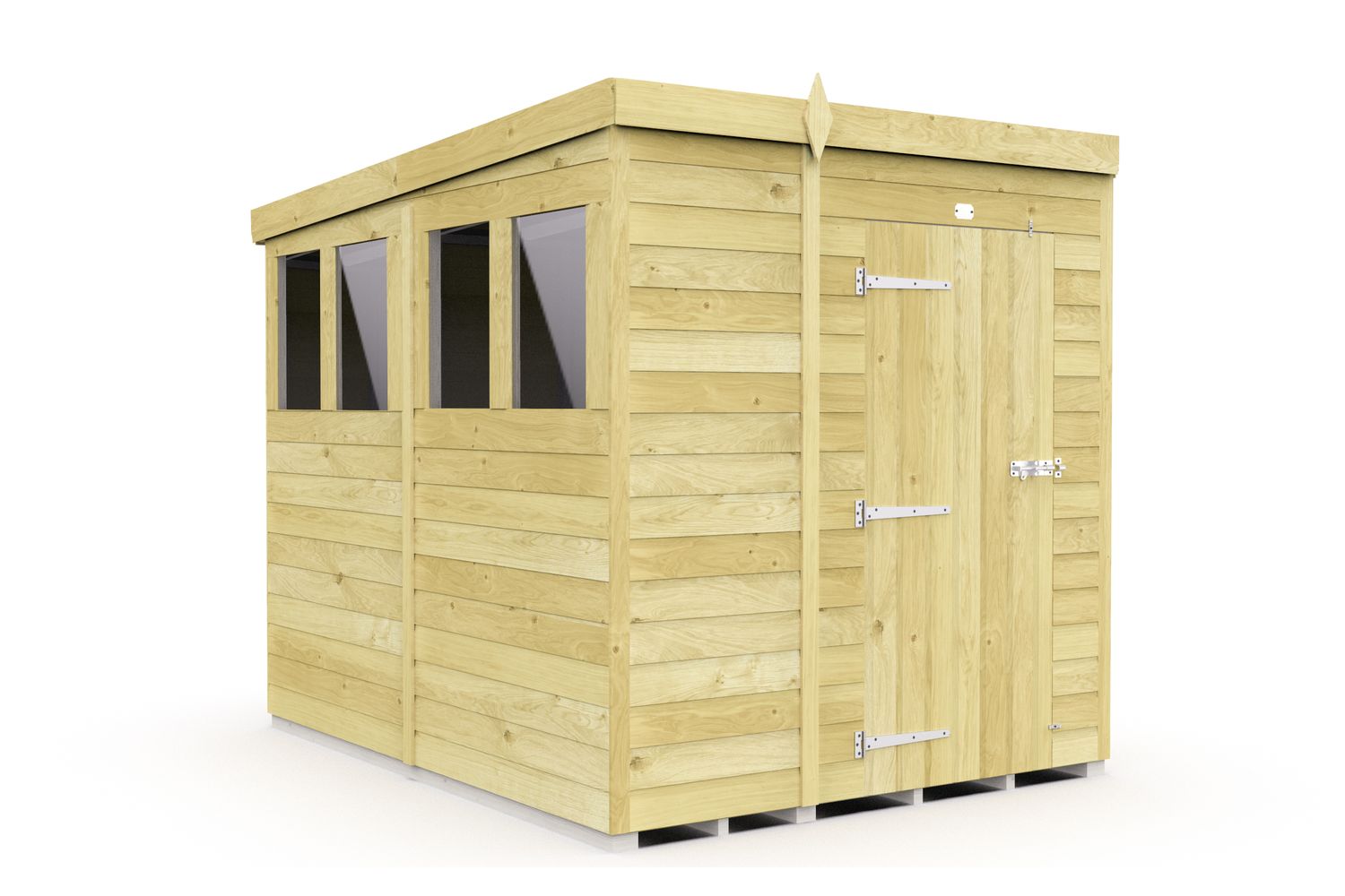 6 X 8 Pent Shed