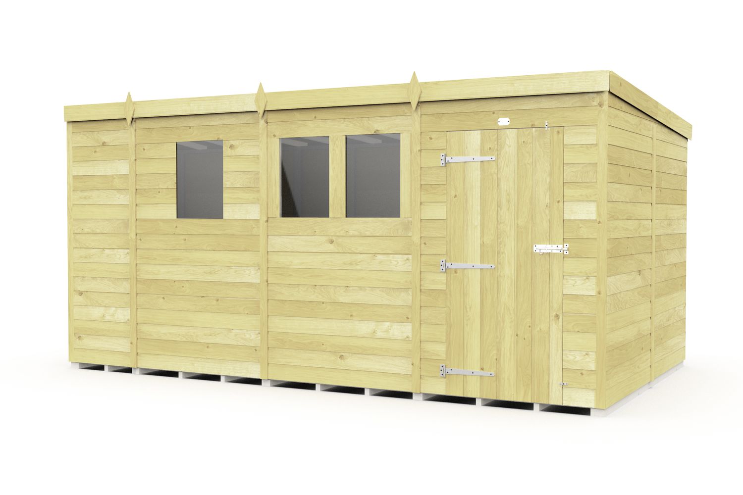 13 X 8 Pent Shed