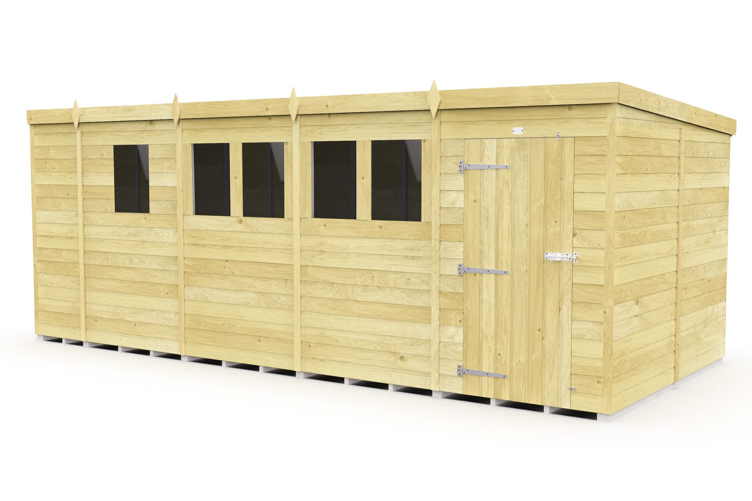 17 X 8 Pent Shed