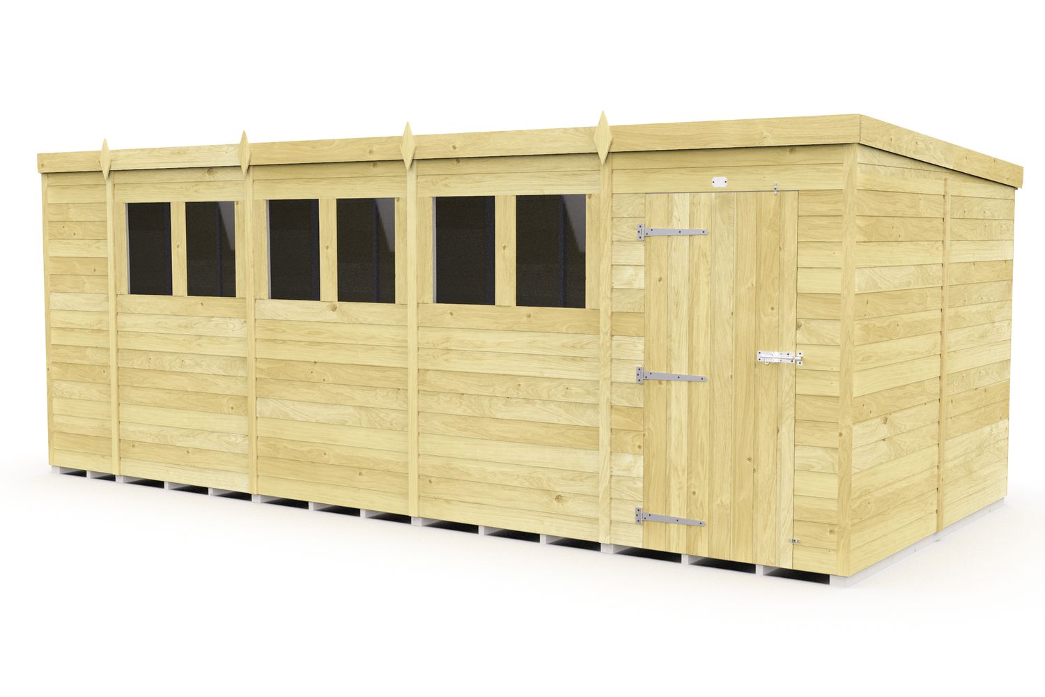 19 X 8 Pent Shed