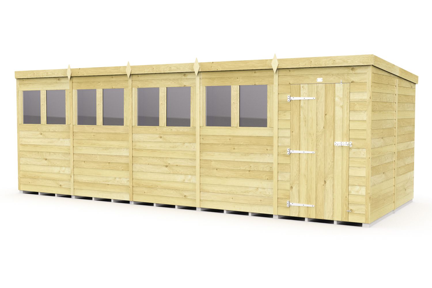 20 X 8 Pent Shed