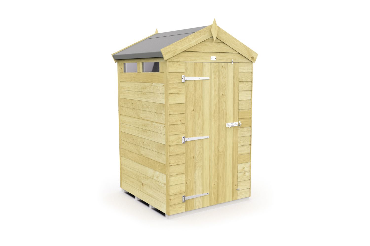 4 X 4 Apex Security Shed