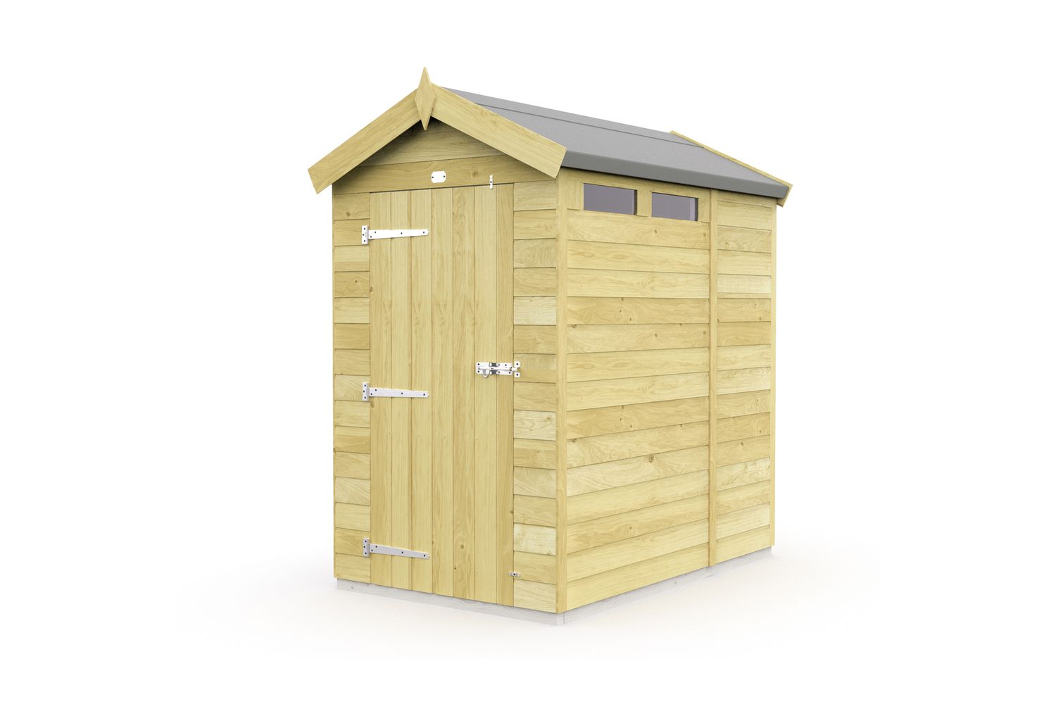 4 X 7 Apex Security Shed