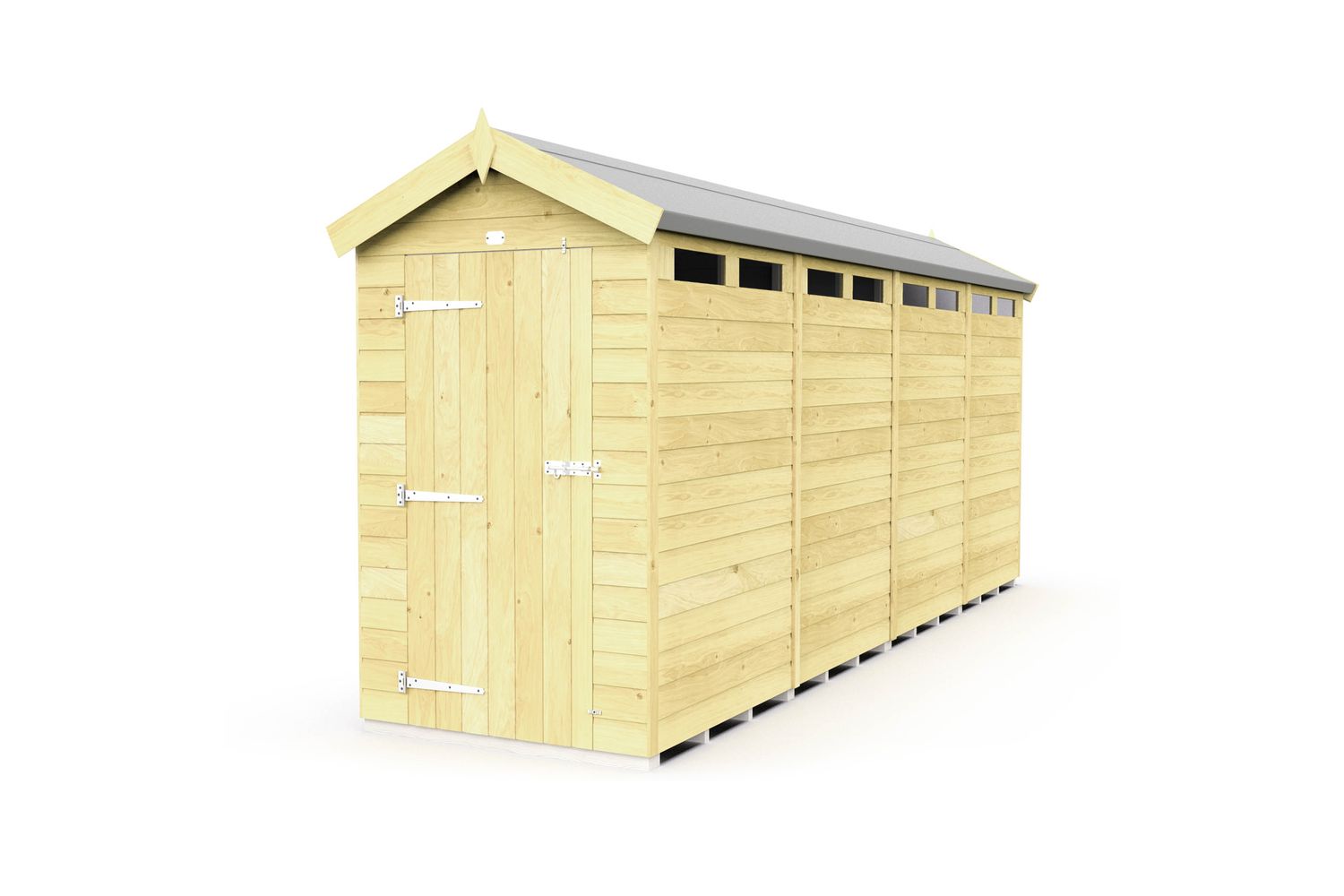 4 X 16 Apex Security Shed