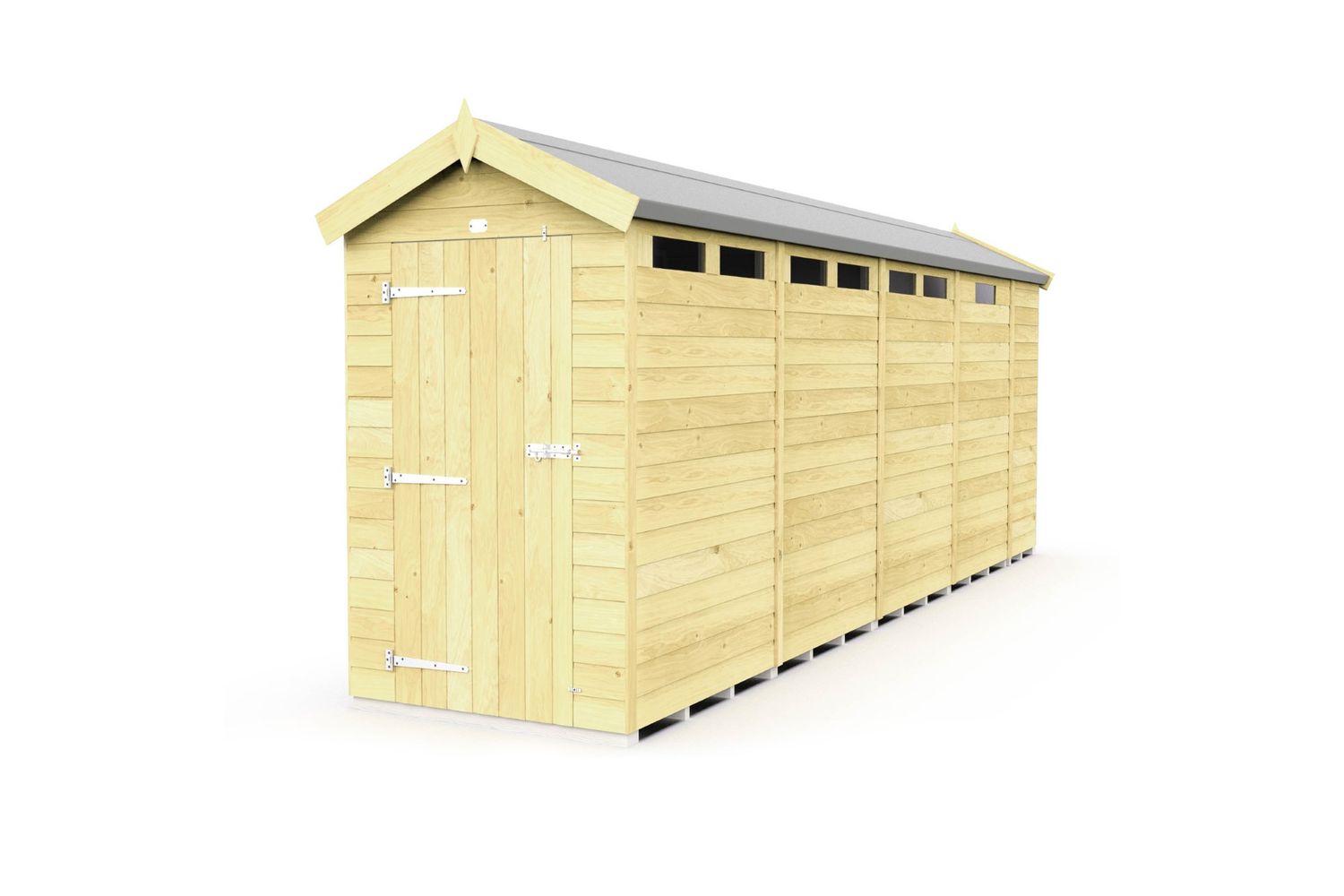 4 X 17 Apex Security Shed