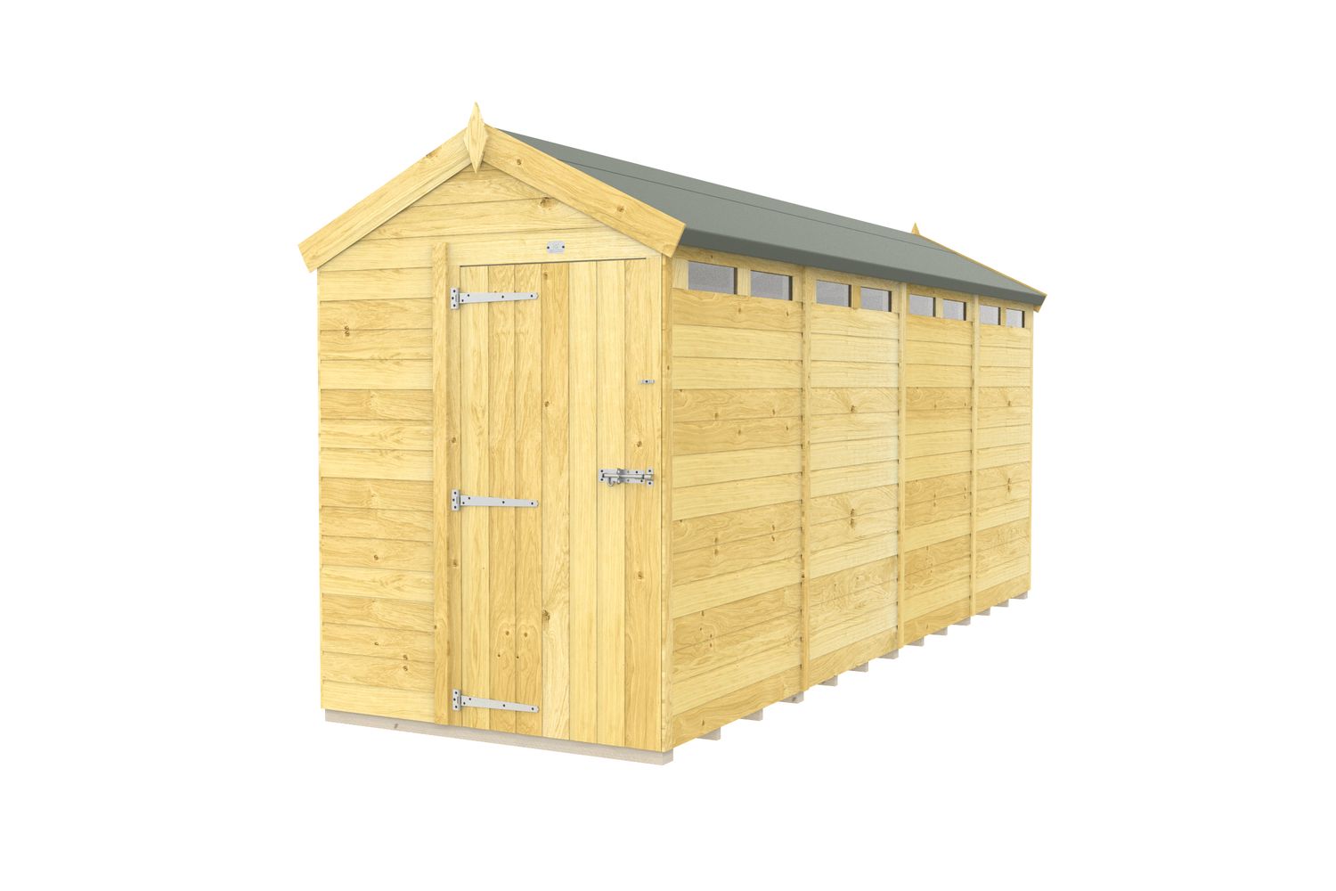 5 X 16 Apex Security Shed