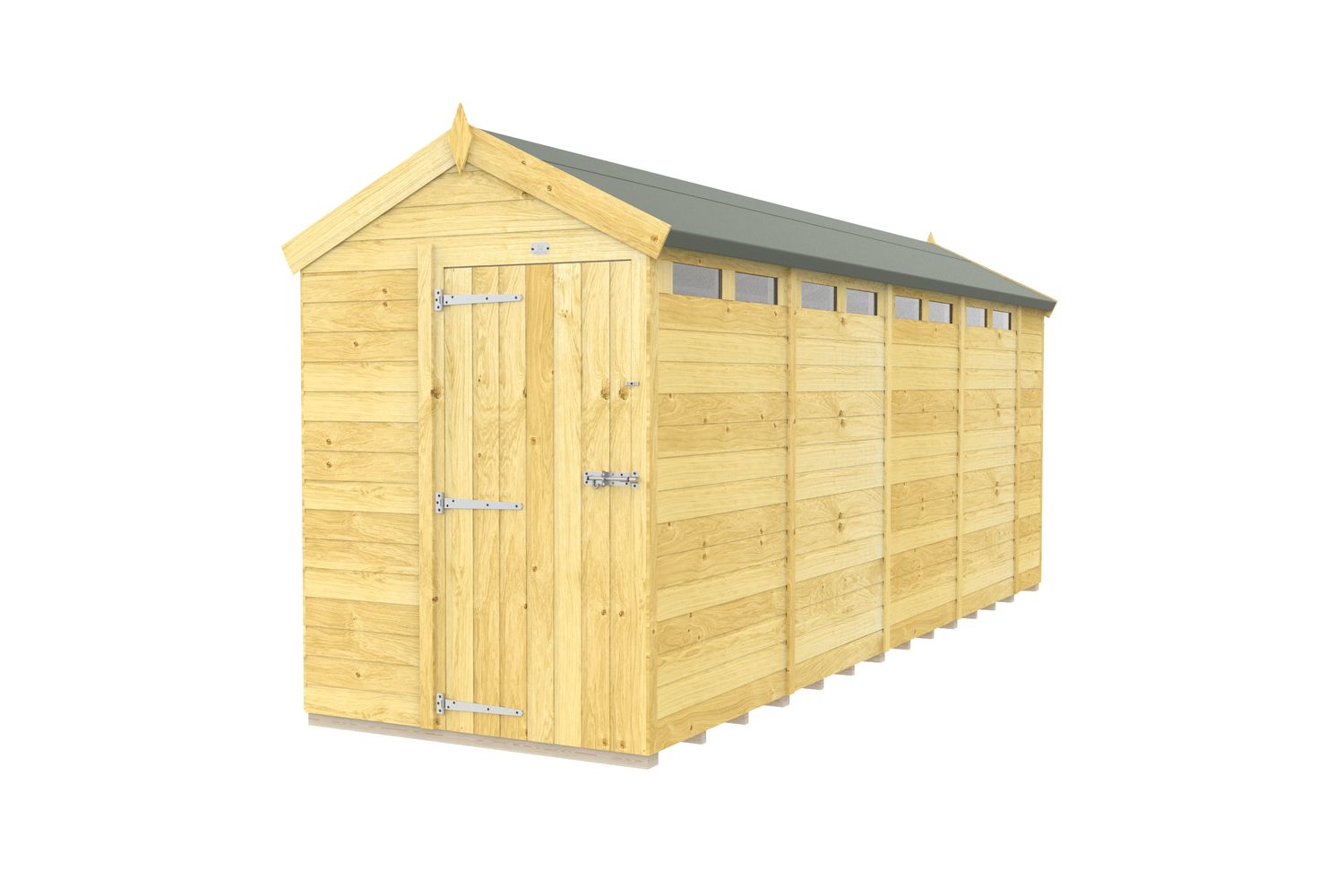 5 X 18 Apex Security Shed